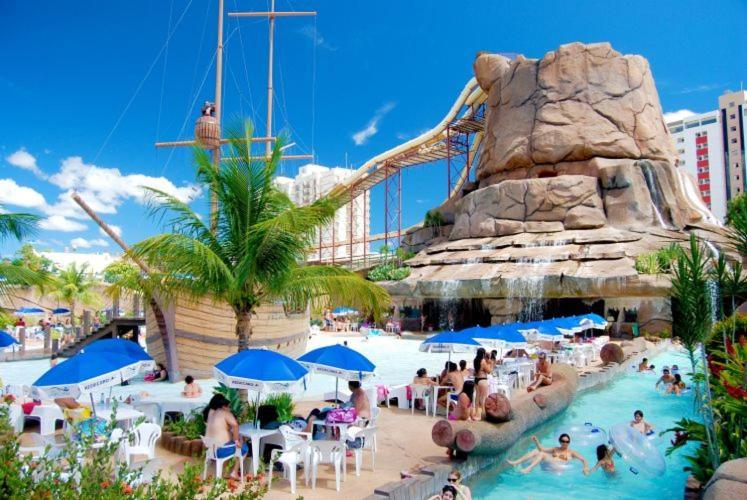 Piazza( Com Acesso Slide Acqua Park Splash) Caldas Novas Exterior foto