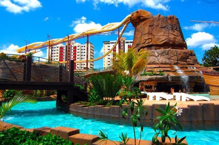 Piazza( Com Acesso Slide Acqua Park Splash) Caldas Novas Exterior foto